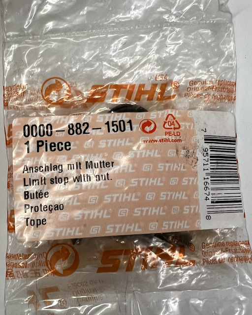 Stihl 0000 882 1501 LIMIT STOP W/NUT