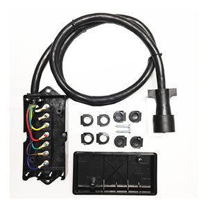 MOLDED CORD 7 WAY RV 8' W/BOX -- 008639-A