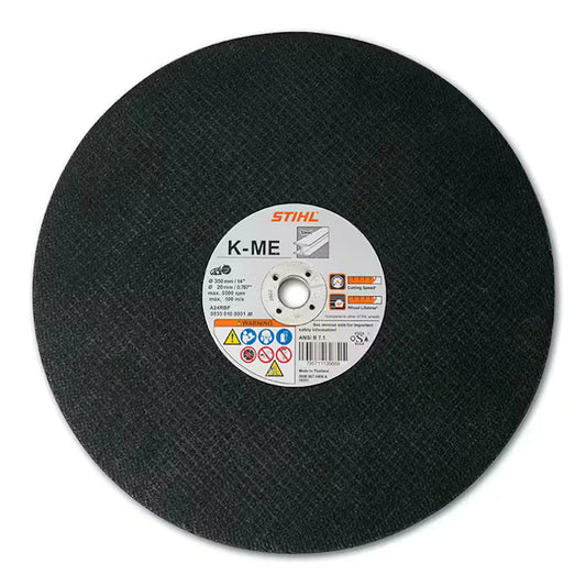 Stihl 14" 350 mm Metal Abrasive Wheel Stone Blade