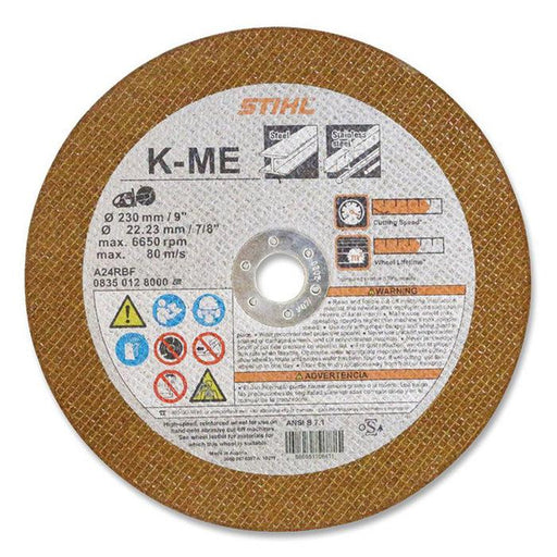 Stihl 0835 012 8000 Composite Resin 9 In. Abrasive Wheel