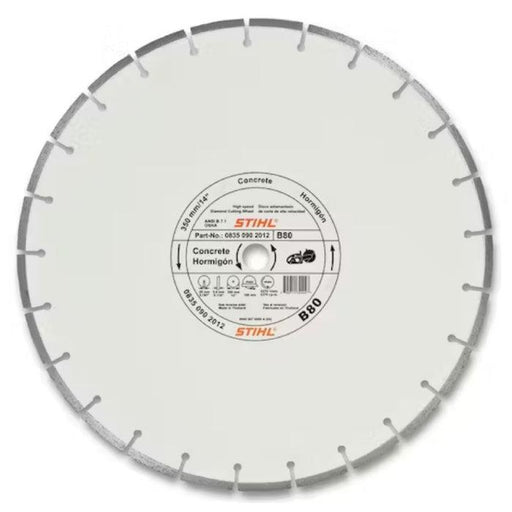 Stihl 0835 090 8057 D-B80 Diamond Blade 16-inch