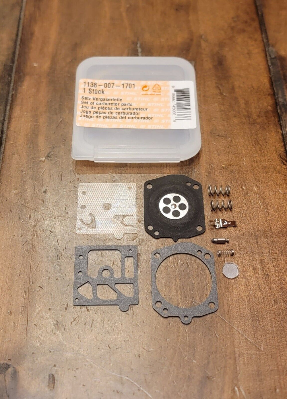 Stihl 1138 007 1701 SET OF CARBURETOR PARTS