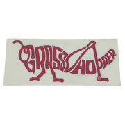 Grasshopper 163295 Decal GH Emblem Medium Red White