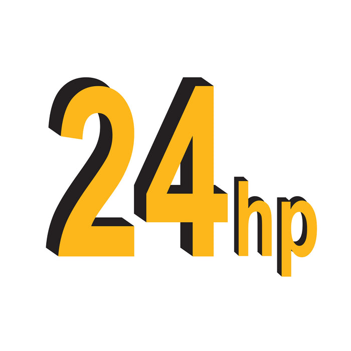 GRASSHOPPER INC - 163344 - DECAL 24HP