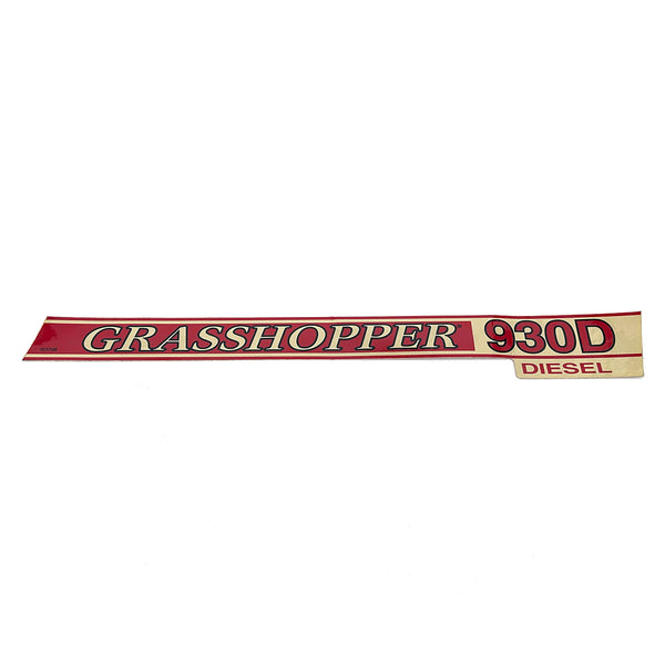 Grasshopper 163796 Decal 930D Trim Right