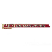 Grasshopper 163797 Decal 930D Trim Lt