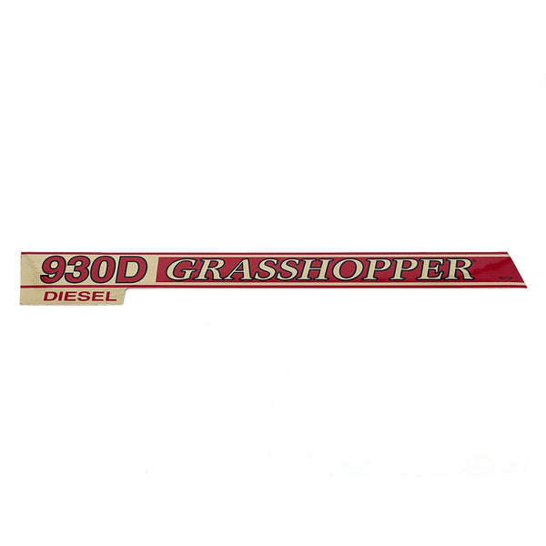 Grasshopper 163797 Decal 930D Trim Lt