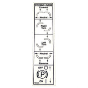 Grasshopper 165425 Steering Decal