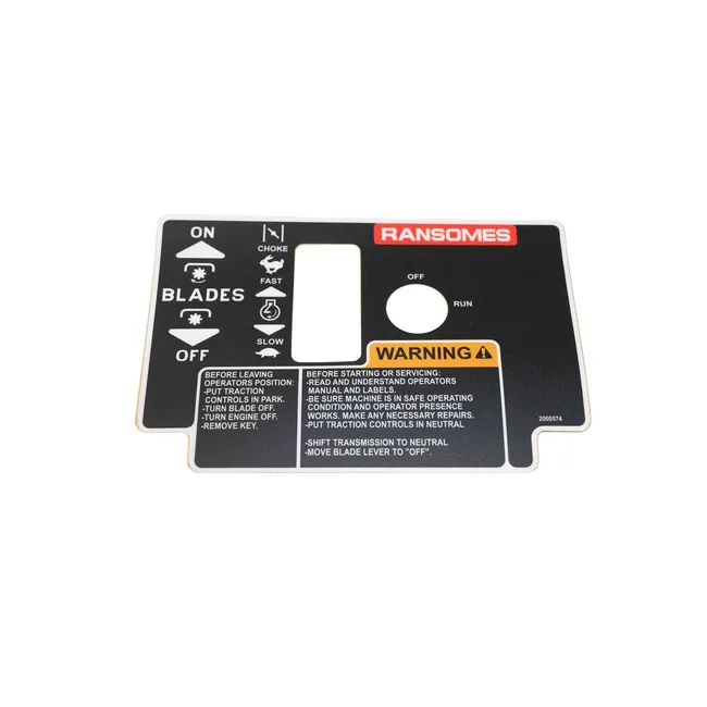 Bobcat 2000574 Decal Control
