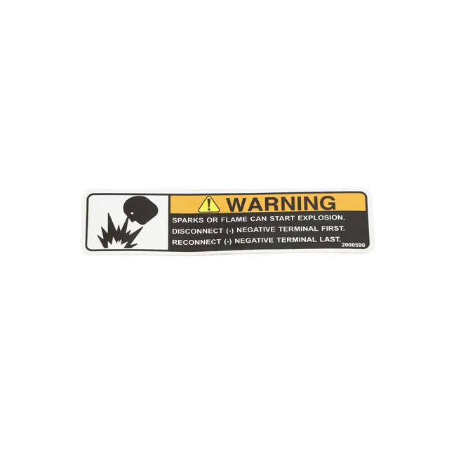 Bobcat 2000590 Battery Decal