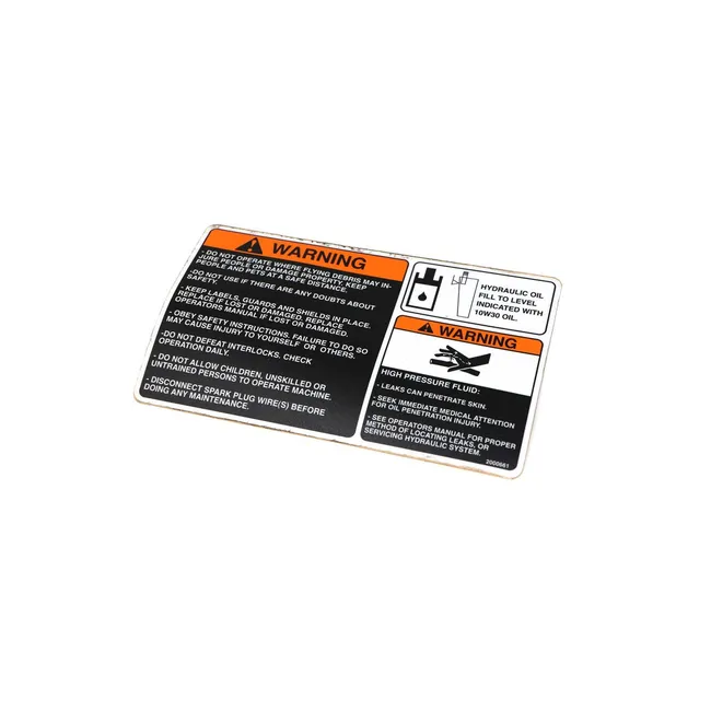 Bobcat 2000661 Warning Decal