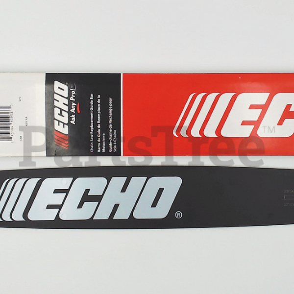 ECHO 20F0AD3378 GUIDE BAR, 20 DOUBLE GUARD .050 GA