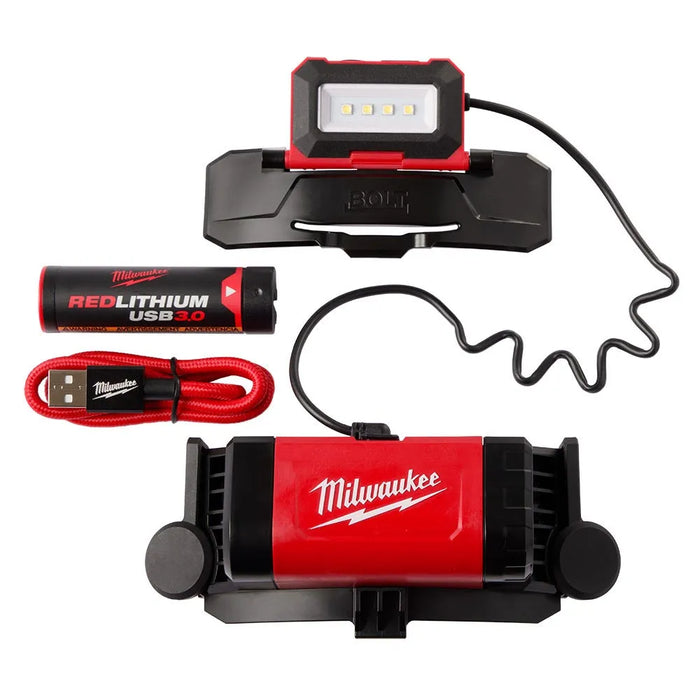 Milwaukee BOLT REDLITHIUM USB Headlamp 600 Lumens 2118-21