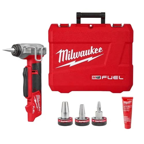 Milwaukee M12 FUEL ProPEX Expander w/ 1/2" - 1" Rapid Seal ProPEX Expander Heads 2532-20