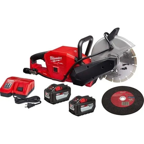 Milwaukee M18 FUEL Brushless Cordless 9" Cut-Off Saw W/ ONE-KEY 12Ah Kit 2786-22HD