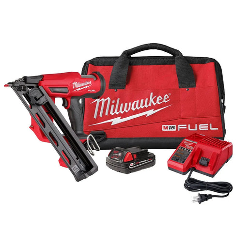 Milwaukee M18 FUEL 15 Gauge Finish Nailer Kit 2839-21CT