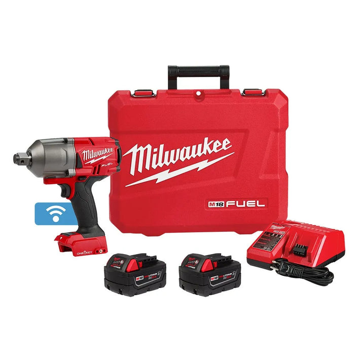 Milwaukee M18 FUEL w/ ONE-KEY High Torque Impact Wrench 3/4" Friction Ring Kit 2864-22R