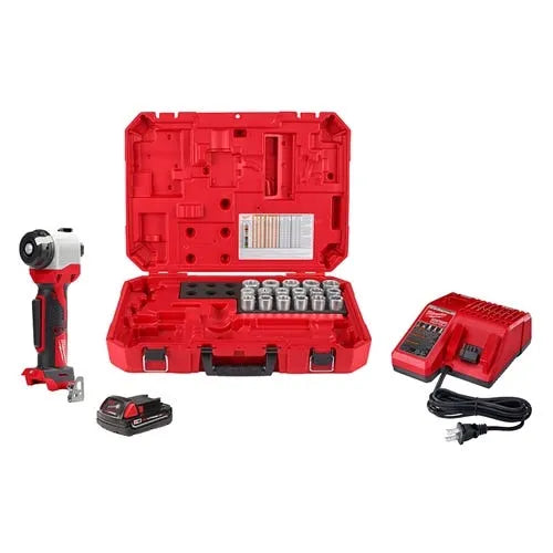 Milwaukee M18 Cable Stripper Kit with 17 Cu THHN / XHHW Bushings 2935CU-21S