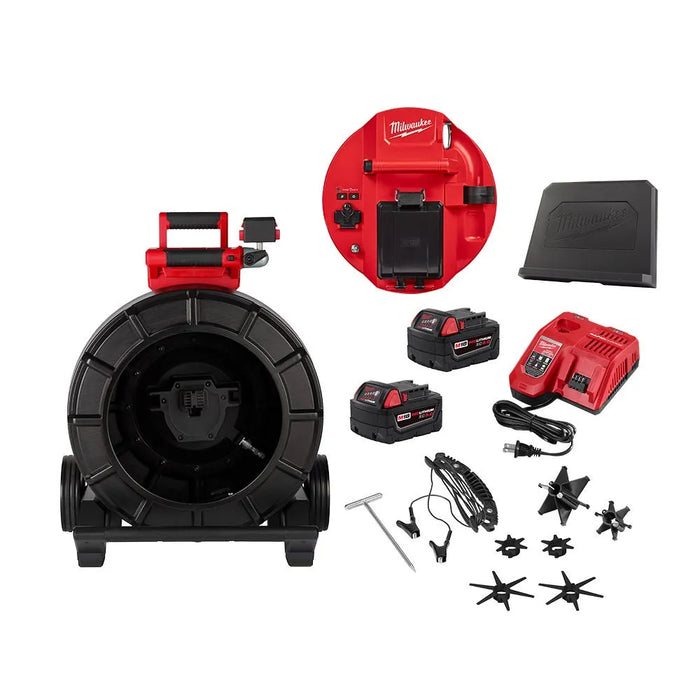 Milwaukee M18 200' Mid-Stiff Pipeline Inspection System 2975-22