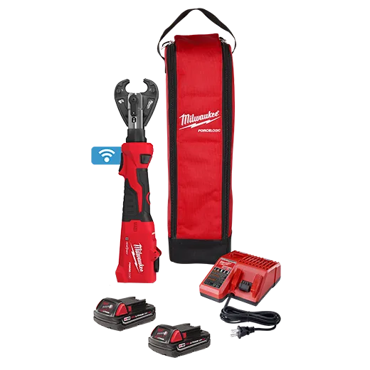 Milwaukee M18 FORCE LOGIC 6T Linear Utility Crimper Kit w/ Snub Nose Jaw 2978-22