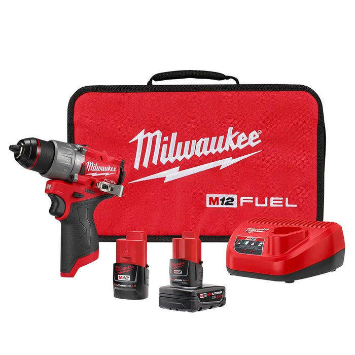 Milwaukee M12 FUEL 1/2" Hammer Drill/Driver Kit 3404-22