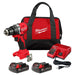 Milwaukee M18 Compact Brushless 1/2" Hammer Drill 2 Bat Kit 3602-22CT