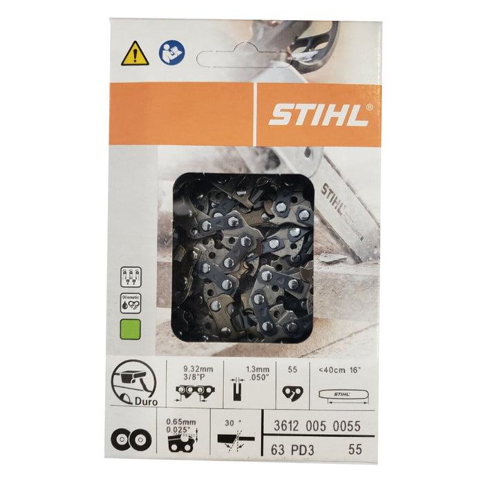 Stihl 3612 005 0055 Oilomatic Chainsaw Chain 16 in. 63PD3