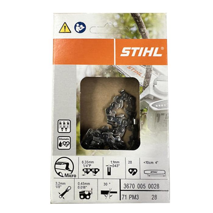 Stihl 3670 005 0028 Chainsaw Chain 71PM3 28