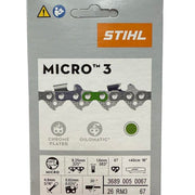 Stihl 3689 005 0067 Chainsaw Chain 16 In. 26RM3 67
