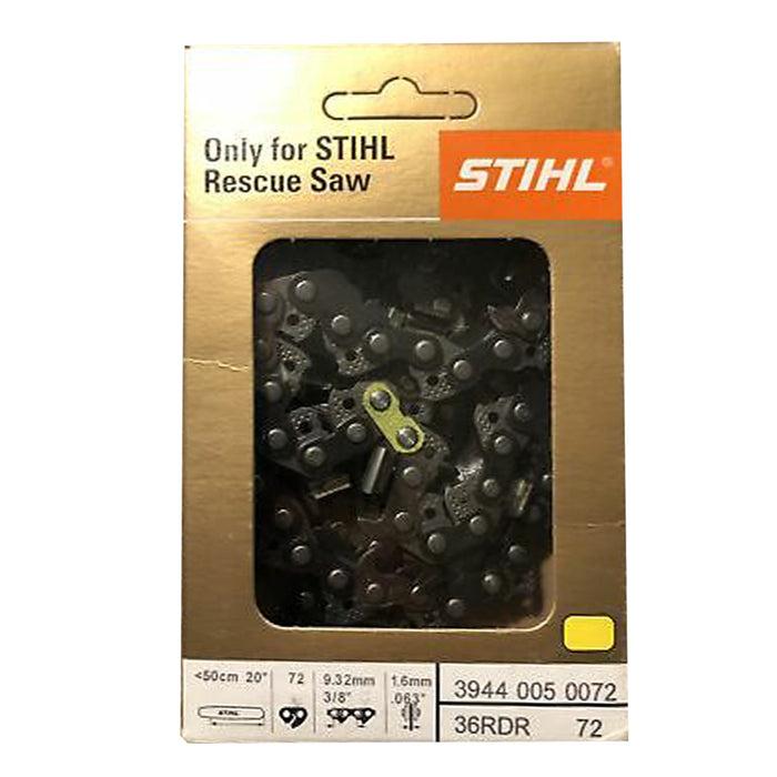 Stihl 3944 005 0072 Carbide Chainsaw Chain 36RDR 72E