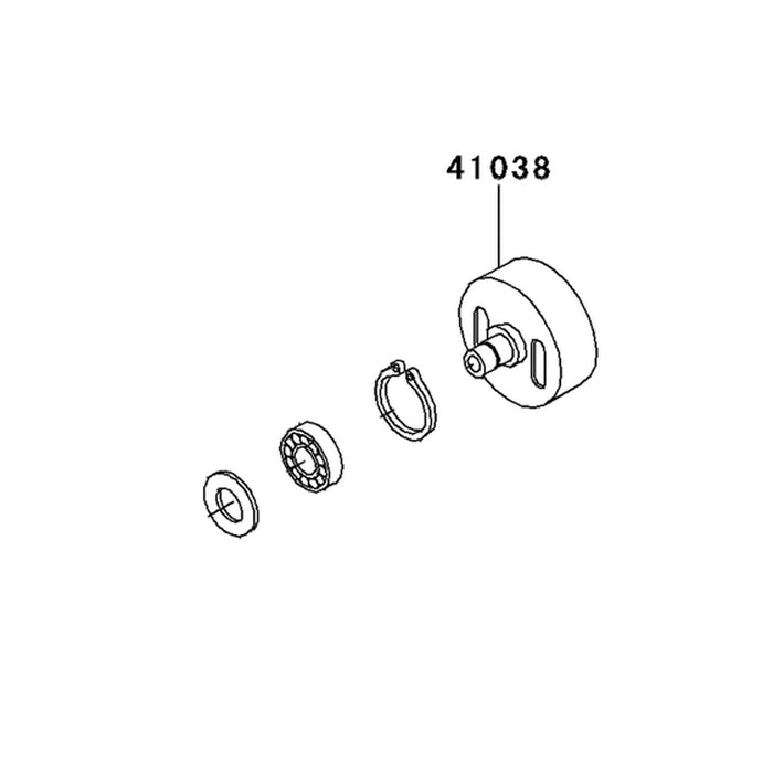 KAWASAKI 41038-R001 DRUM