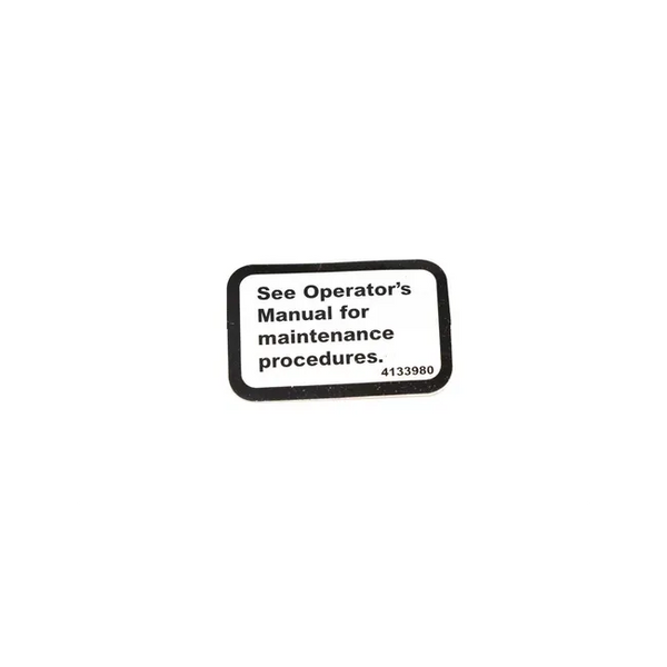 Bobcat 4133980 Decal Maintenance