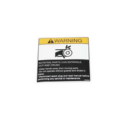 Keep Hands Away Warning Decal, 4163592