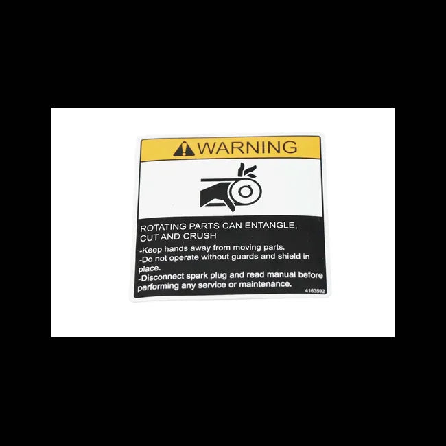 Keep Hands Away Warning Decal, 4163592