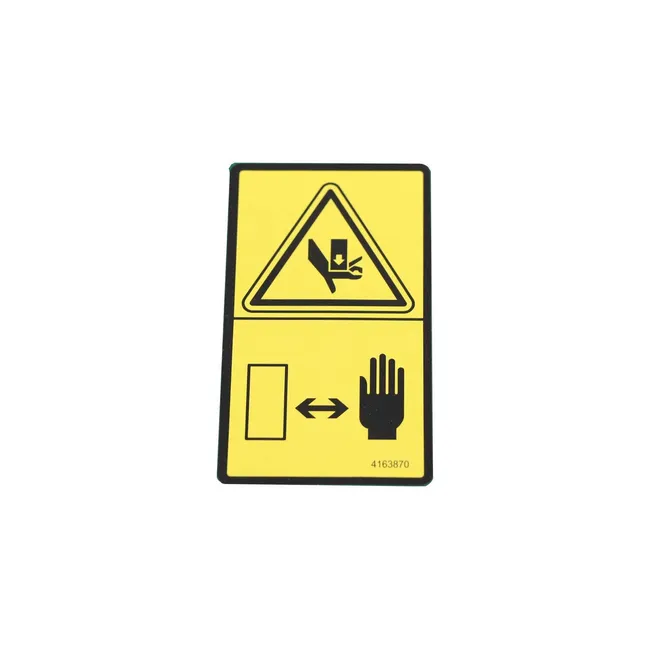 Warning Decal For Heavy Duty Sod Cutters, 4163870