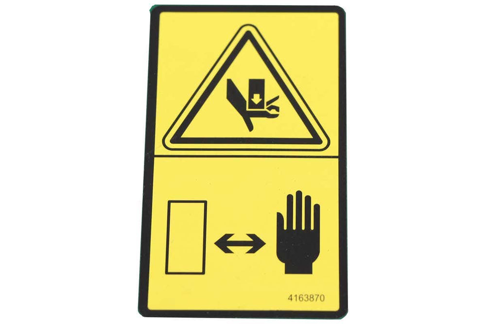 Bobcat 4163870 Warning Decal For Heavy Duty Sod Cutters