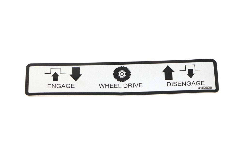 Bobcat 4163938 Dog Clutch Decal For Aerators