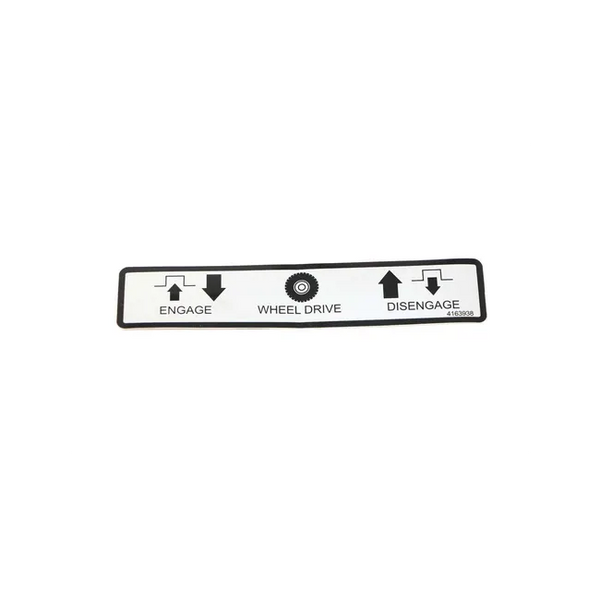 Bobcat 4163938 Dog Clutch Decal For Aerators