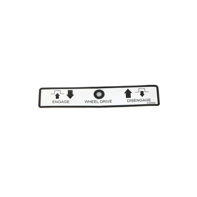 Bobcat 4163938 Dog Clutch Decal For Aerators