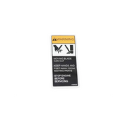 Side Arm Warning Decal For Sod Cutters, 4164033