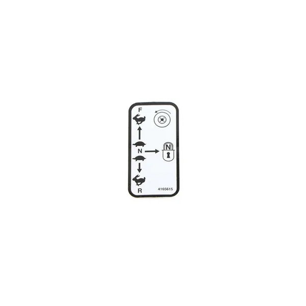 Bobcat 4165615 Traction Decal For ZT Zero-Turn Ride-On Mowers
