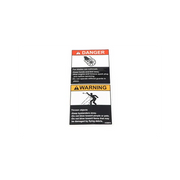 Warning Decal For Zero-Turn Mowers, 4165975