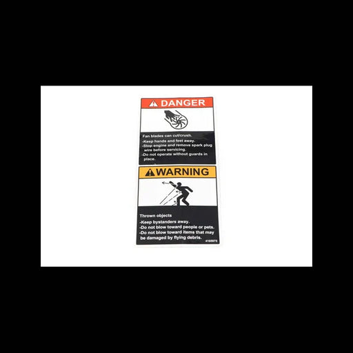 Warning Decal For Zero-Turn Mowers, 4165975