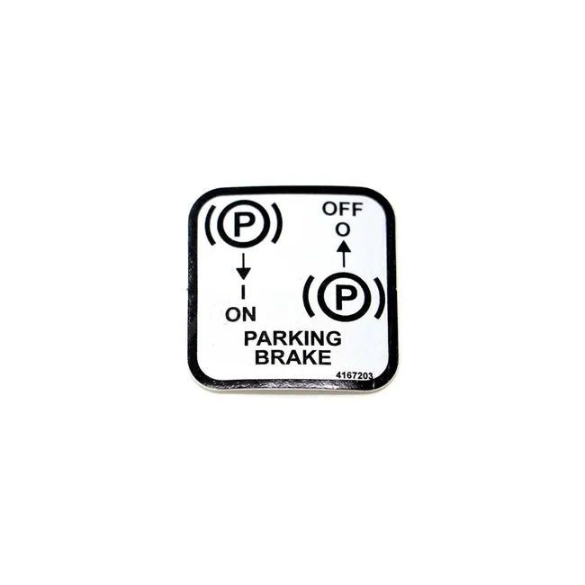 Bobcat 4167203 Brake Parking Decal