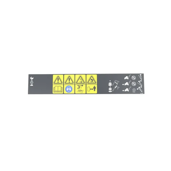 Display Panel Decal For Dethatchers, 4167490