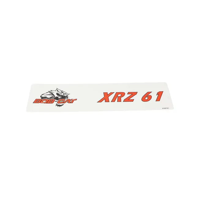 Bobcat 4169161 Bobcat XRZ 61 Decal for Mowers