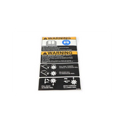 Service Decal For Power Rakes, 4171070