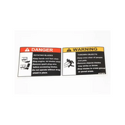 Warning Decal For Power Rakes, 4171072