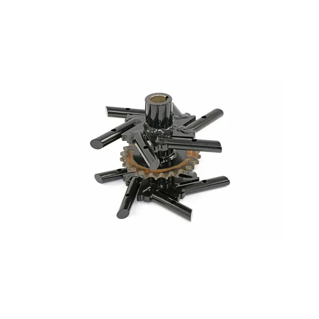 Left Sprocket Tine Wheel For ZTS Stand-On Aerators, 4171329.7