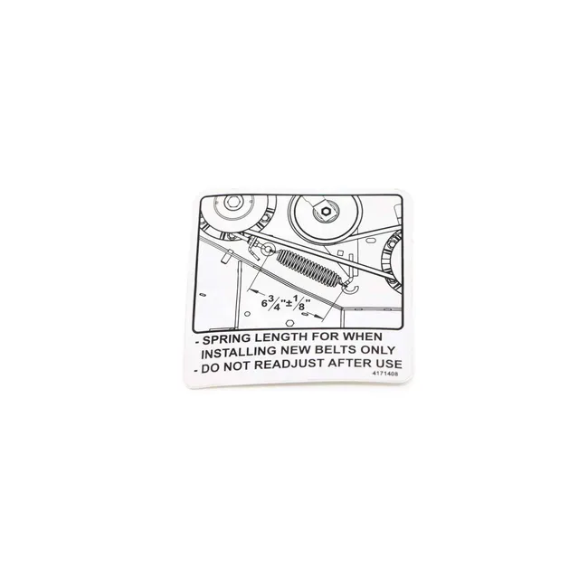 Bobcat 4171408 Spring Length Decal